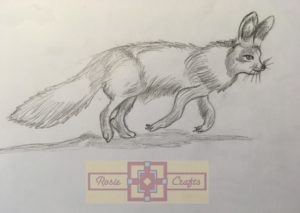 Rosie Crafts Fennec Fox Drawing