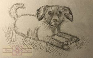 Rosie Crafts Dog Drawing