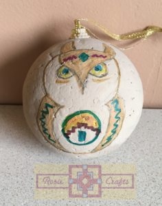 Artisan Tribes Spirit Owl Foam Ornament