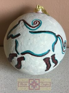 Artisan Tribes Spirit Horse Foam Ornament
