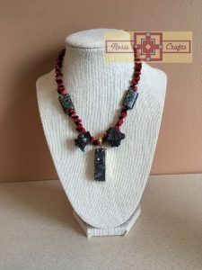 Artisan Tribes Southwest Obsidian Necklace