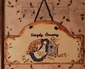 Rosie Crafts Painted Amish Country Plaque