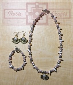 Rosie Crafts Clam Artisan Jewelry Set