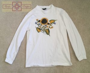 Rosie Crafts Sunflower Painted Shirt