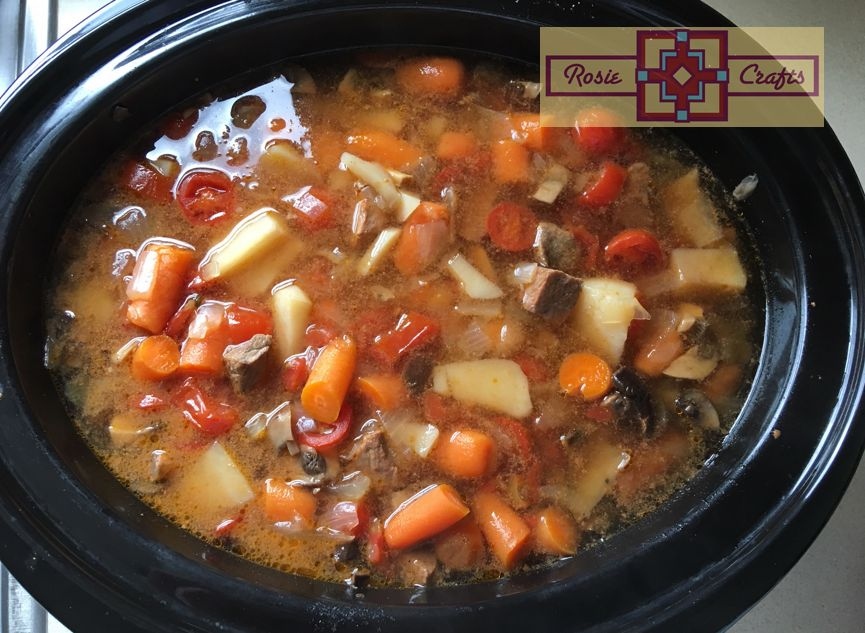 Rosie Crafts Vegetable & Beef Crockpot Soup Special
