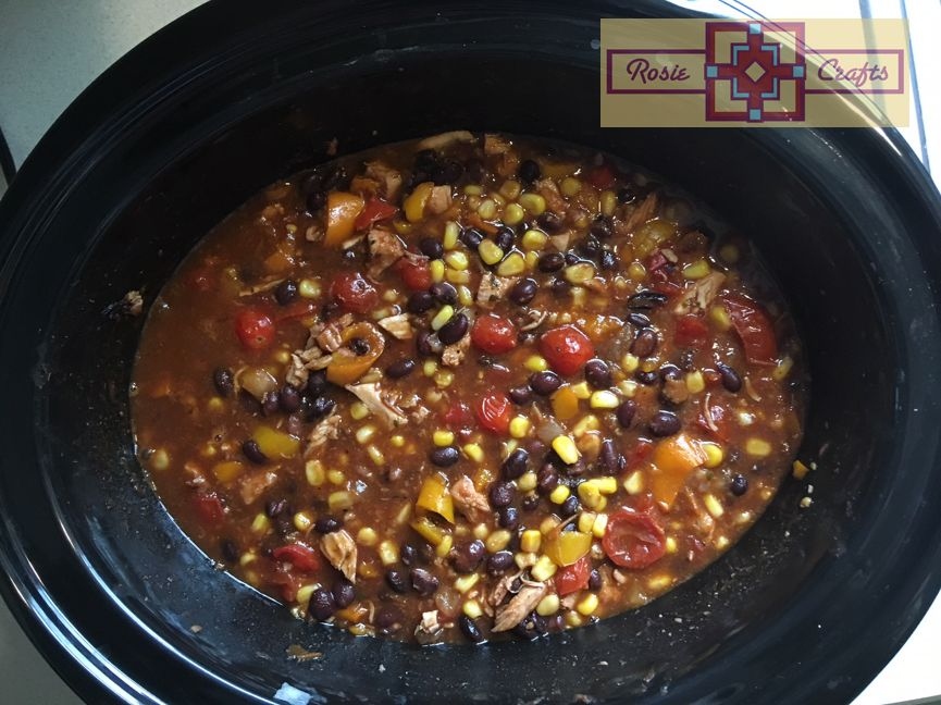 Rosie Crafts Chicken Crockpot Chili