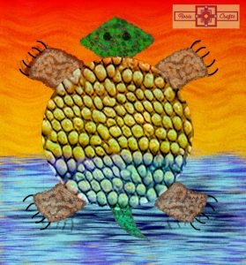 Artisan Tribes Spirit Turtle Digital Artwork