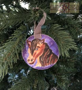 Rosie Crafts Christmas Horse Ornament
