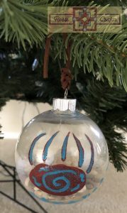 Artisan Tribes Bear Claw Christmas Ornament