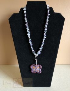 Rosie Crafts Polymer Clay Butterfly Necklace