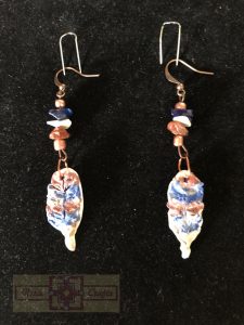 Artisan Tribes Polymer Clay Feather Earrings