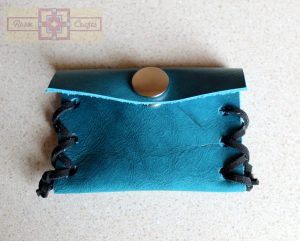 Artisan Tribes Turquoise Leather Change Purse