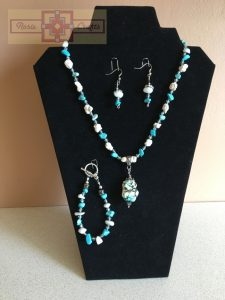Artisan Tribes Turquoise Stone Jewelry Set
