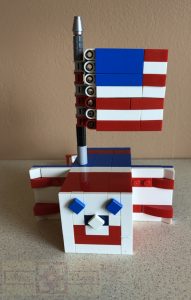 Rosie Crafts American Bee Lego Creation