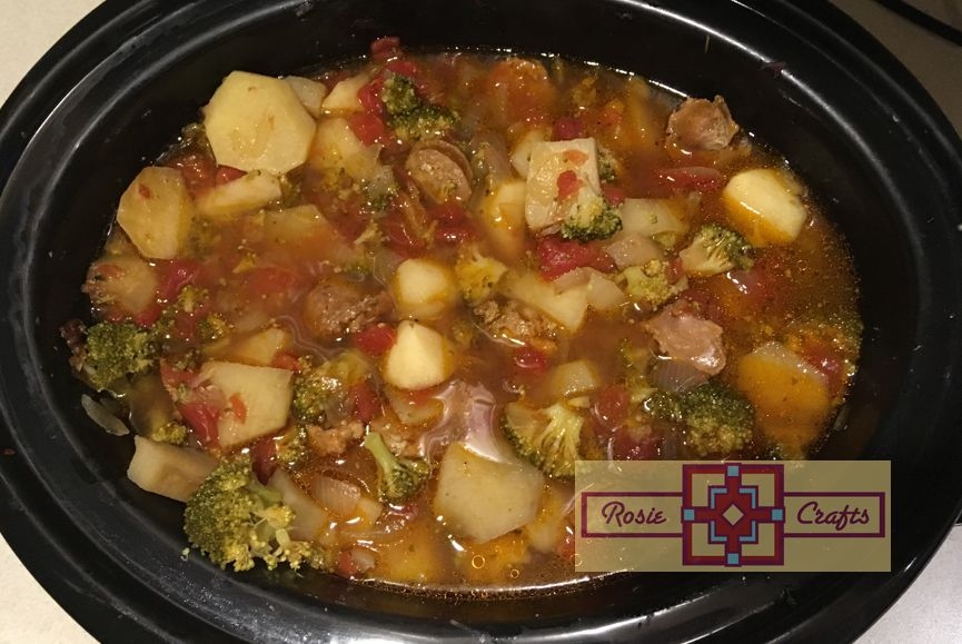 Rosie Crafts Broccoli Sausage Soup