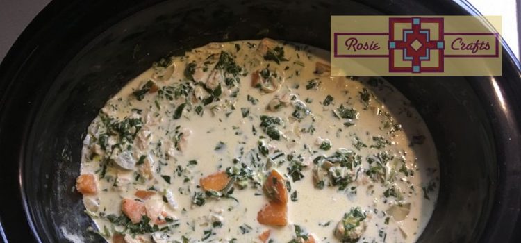 Rosie Crafts Chicken Spinach Chowder