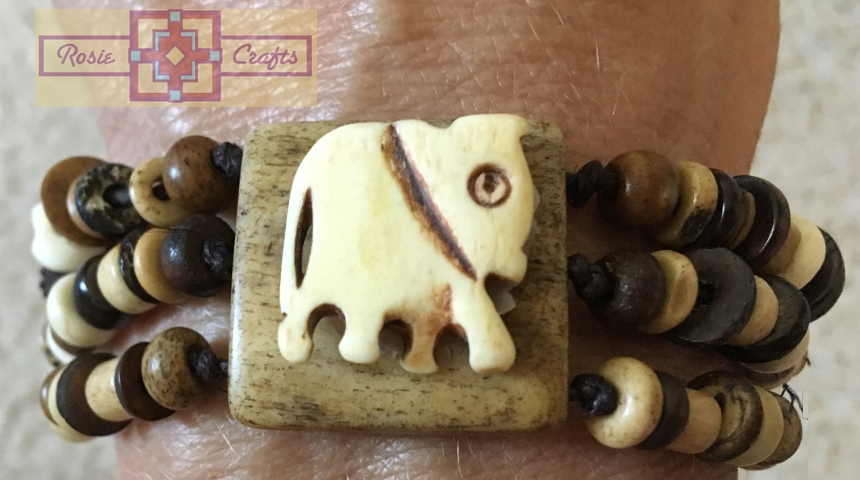Artisan Tribes Elephant Hemp Bracelet