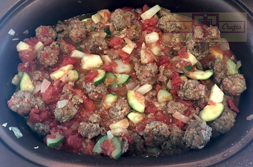 Rosie Crafts Meatball Crockpot Soup
