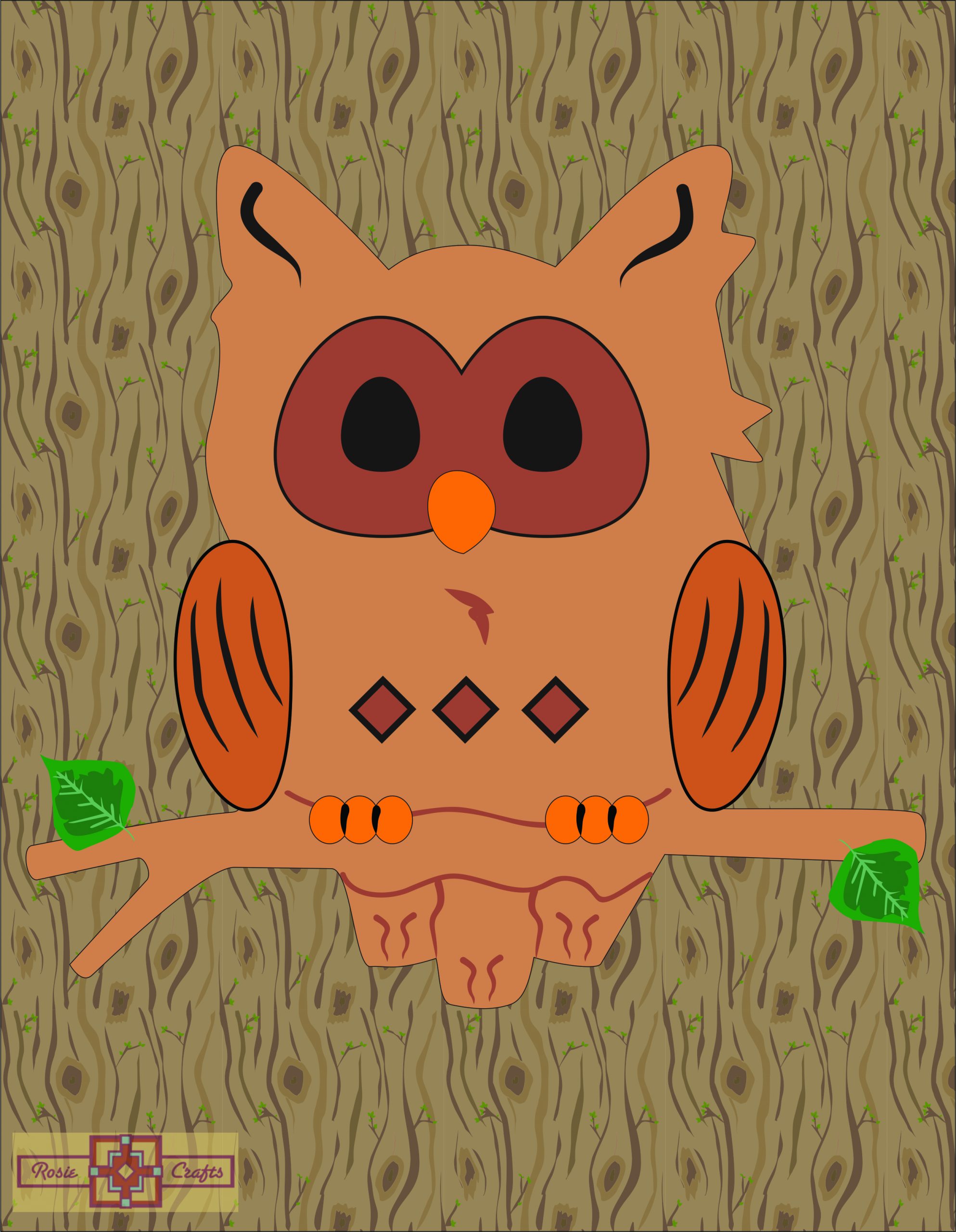 Rosie Crafts Chibi Owl