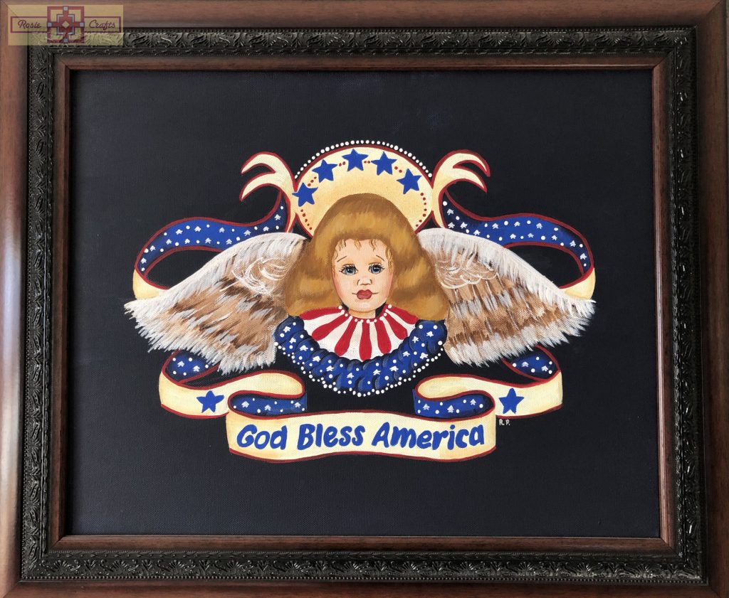 Rosie Crafts God Bless America Artwork