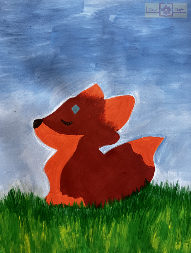 Rosie Crafts Painted Chibi Fox