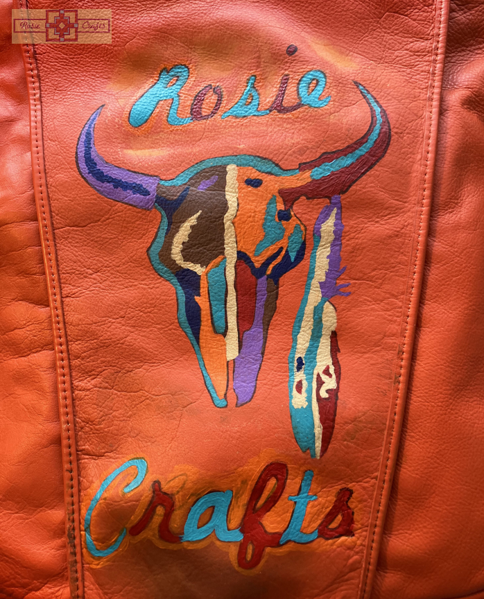 Rosie Crafts /Artisan Tribes Painted Purse