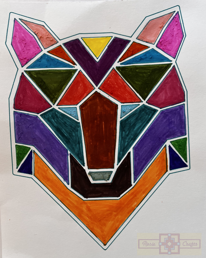 Rosie Crafts Wolf Artwork