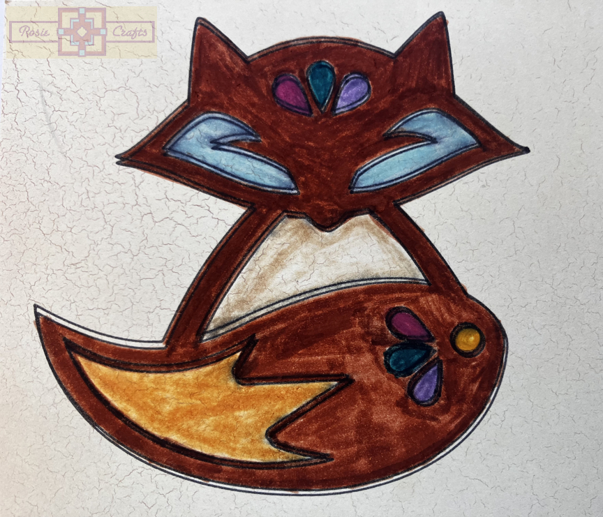 Rosie Crafts Fox Artwork